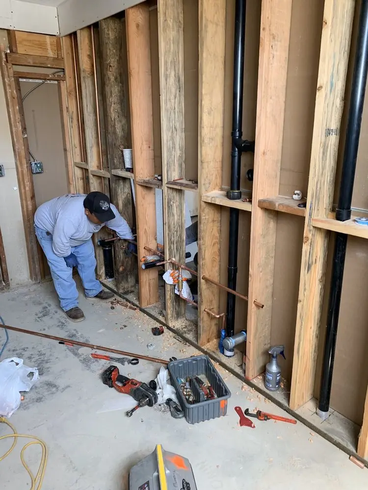 Commercial rough-in plumbing for Gas Line Repair in Eastwood